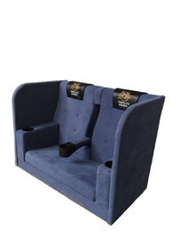 Mousse personnalisable d'unité centrale moulée par tissu micro arrière fixe par Seat de couples de théâtre