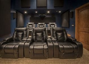 Le film en cuir de Home Theater de lumière de rangée préside la surface de Vestee