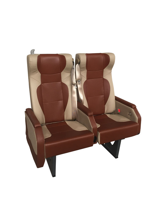610 mm de largeur sièges de bus de luxe couleur brun blanc avec service OEM ODM