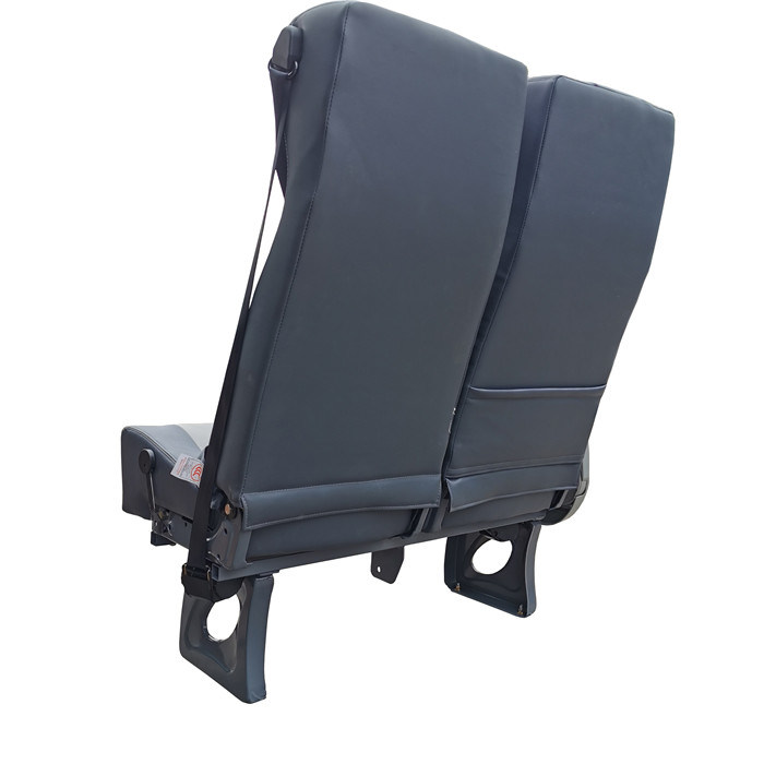 Des sièges de bus de couleur personnalisée charter squelette robuste avec ceinture de sécurité à deux points