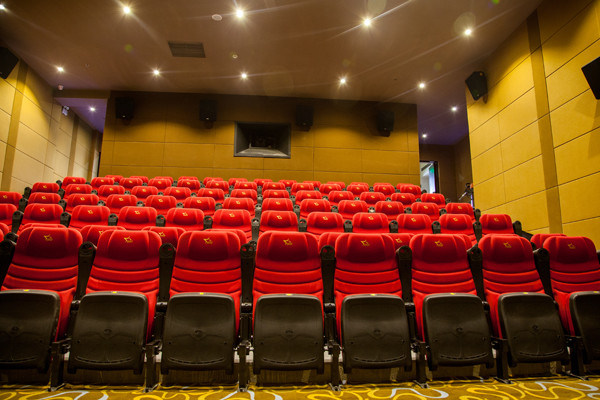 La pièce élevée de théâtre de résistance à l'usure posant la couleur en plastique flexible d'accoudoir non fanée