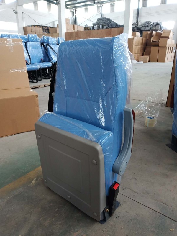 Confort accru sièges de bus structure en acier haute résistance couleur bleue