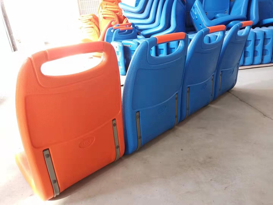 Abs Bus en plastique à un seul / double siège siège de bateau avec coussin pour le bus de la ville de navire