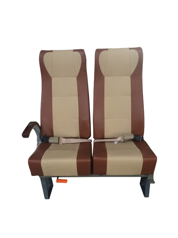 Couleur brune sièges de passagers de bus Long levier contrôle arrière réglable doux