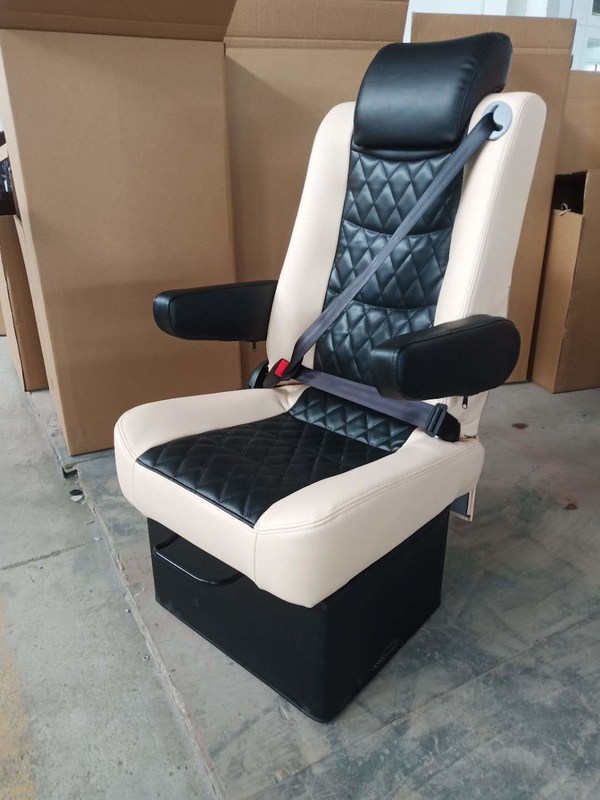 Siège de van de luxe à réglage manuel de haute qualité pour monospaces ou camping-cars