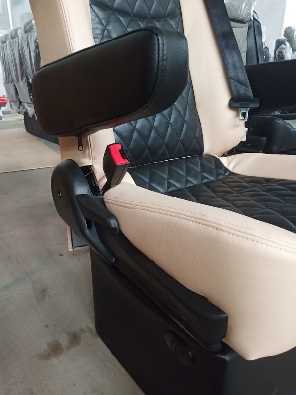 Siège de van de luxe à réglage manuel de haute qualité pour monospaces ou camping-cars