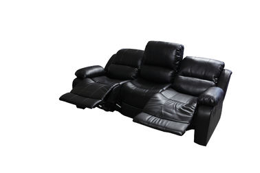 Sofa électrique de pièce de théâtre, coussin en cuir de salon de théâtre extensible