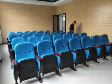 Chaises d'amphithéâtre de housse en toile de textile, Memorial Stadium posant la couleur bleue