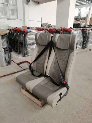 Passager Seat d'autobus de Diamond Stitching Travel de 2+1 dispositions