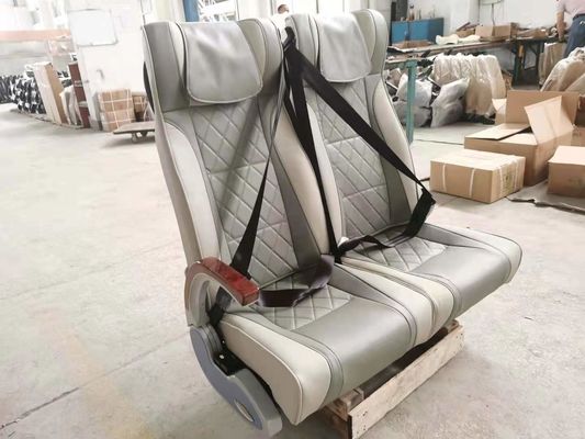 Passager Seat d'autobus de Diamond Stitching Travel de 2+1 dispositions