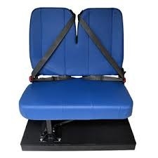 Autobus pliable Seat de pivot de train ferroviaire de tissu de tissu de ccc